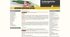 Desktop Screenshot of gurkengerichte.de