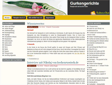 Tablet Screenshot of gurkengerichte.de
